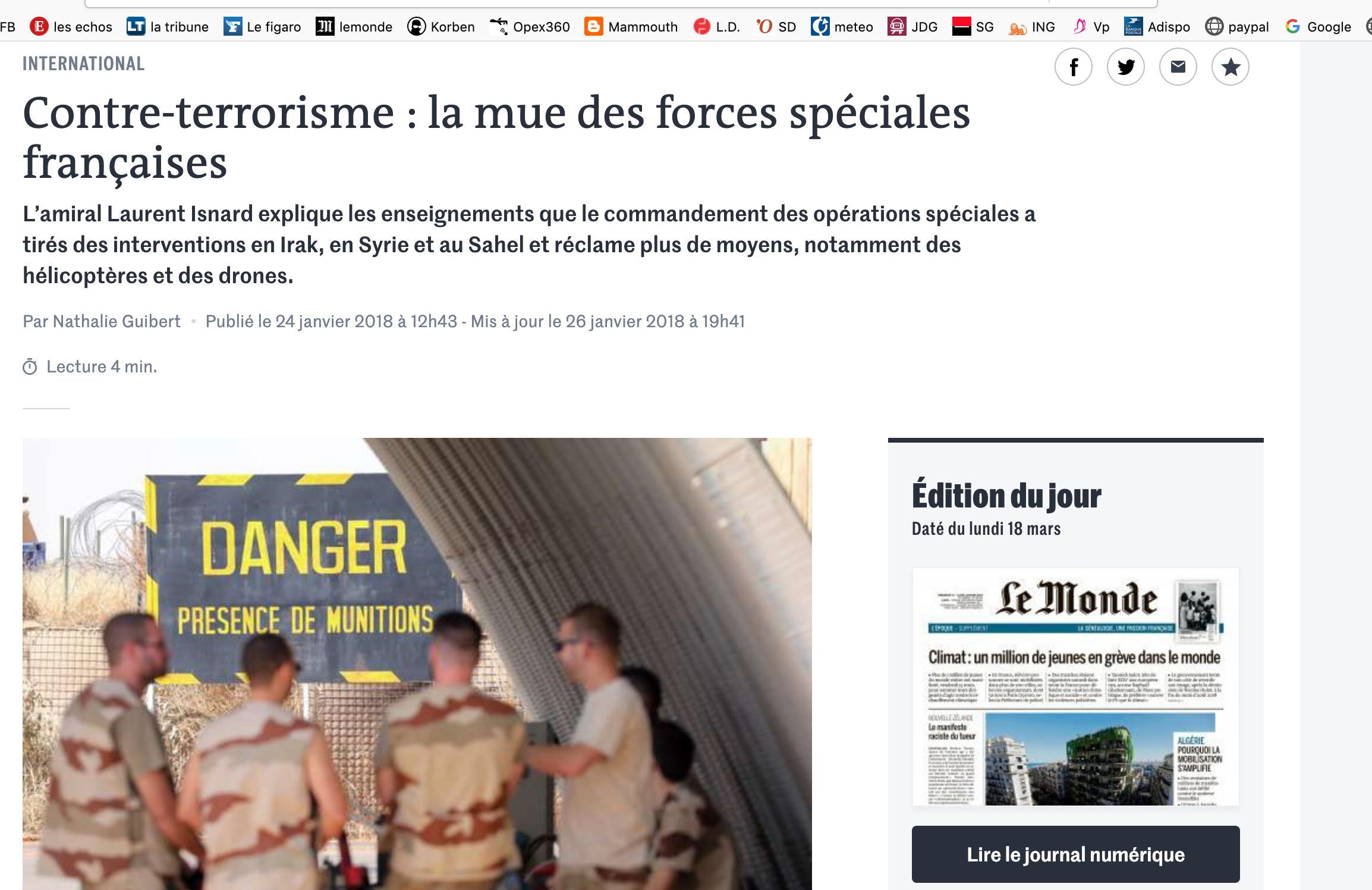 Contre-terrorisme : la mue des forces spéciales françaises :
