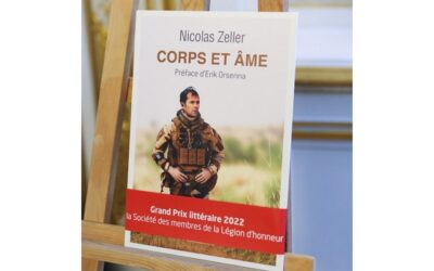 Nicolas Zeller, lauréat 2022 du Grand Prix littéraire de la Société des membres de la Légion d’honneur