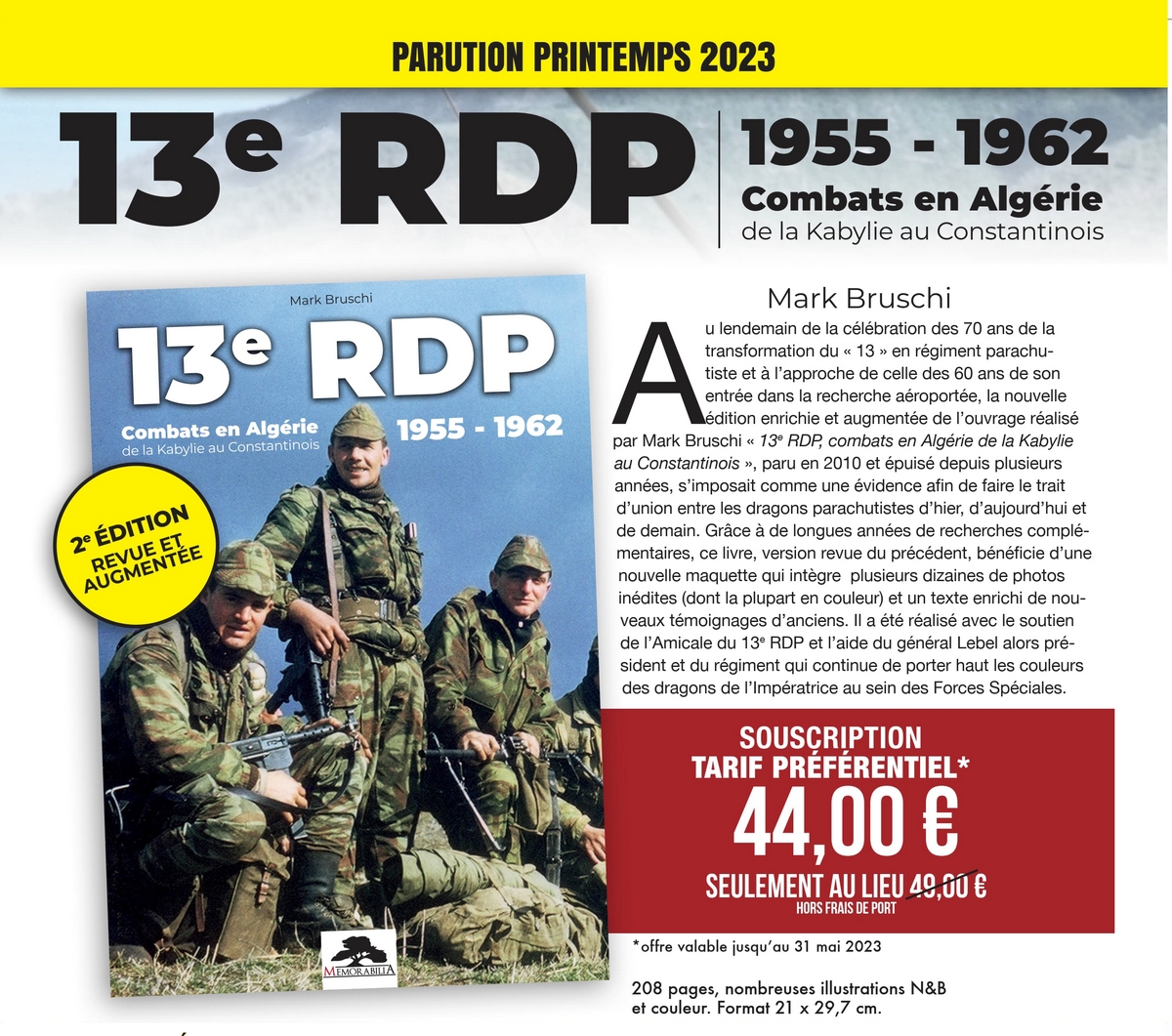 13 RDP - Combats Algérie - 1955-1962